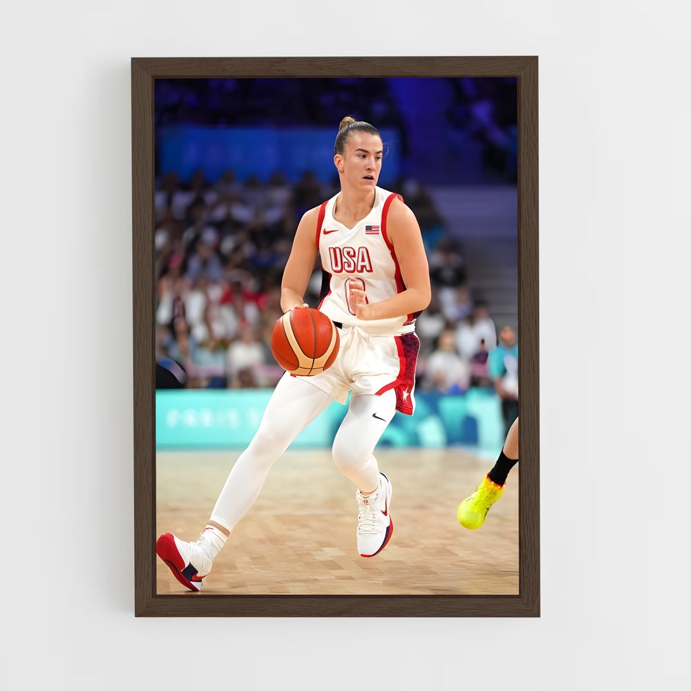 Poster La Course de Sabrina – affiche Basketball (vue 5)